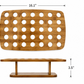 35-Hole Bamboo Cone Holder