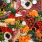Grazing style charcuterie board arranged for weddings, corporate events, and parties